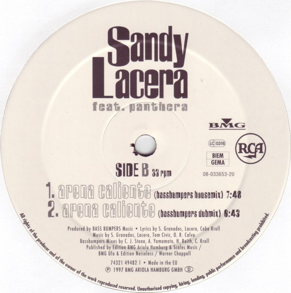 Sandy Lacera Feat. Panthera - Arena Caliente | RCA (74321 49482 1) - 2