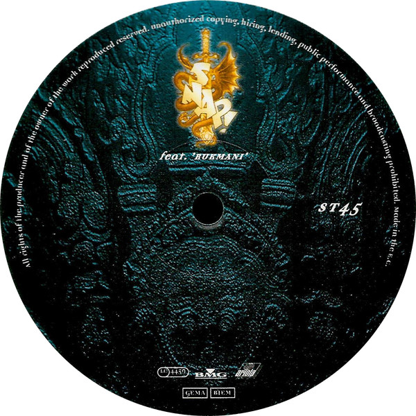 Snap! Feat. Rukmani - Rame | BMG (74321 33886 1) - 4