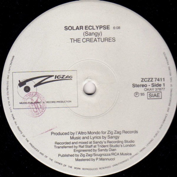 The Creatures - Solar Eclipse | Zig Zag Records (ZCZZ 7411) - 3