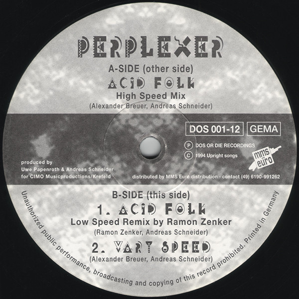 Perplexer - Acid Folk | Dos Or Die Recordings (DOS 001-12) - 2 Perplexer - Acid Folk | Dos Or Die Recordings (DOS 001-12) - 2