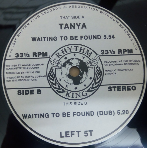 Tanya - Waiting To Be Found | Rhythm King (LEFT 5T) - 4