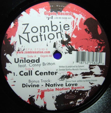 Zombie Nation - Unload | International Deejay Gigolo Records (Gigolo 82) - 4 Zombie Nation - Unload | International Deejay Gigolo Records (Gigolo 82) - 4