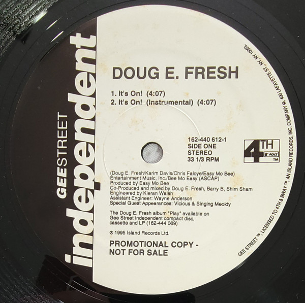 Doug E. Fresh - It's On! | Gee Street Independent (162-440 612-1)
