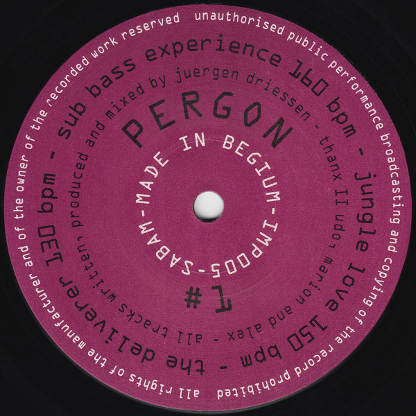 Pergon - #1 | Important Records (IMP005) - main Pergon - #1 | Important Records (IMP005) - main