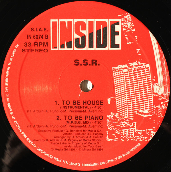 S.S.R. - To Be House | Inside (IN 6074) - 3