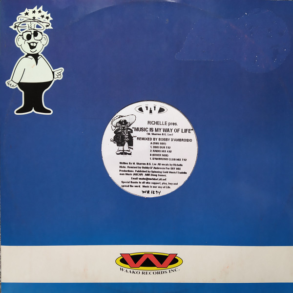 Richelle - Music Is My Way Of Life (Remixes) | Waako Records (WR 1294) - 3