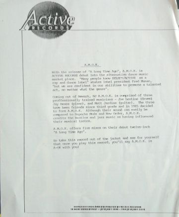 A.M. O.K. - Long Time Ago | Active Records (ACT 3072) - 2 A.M. O.K. - Long Time Ago | Active Records (ACT 3072) - 2