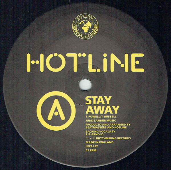 Hotline - Stay Away | Rhythm King (LEFT 24T) - 3
