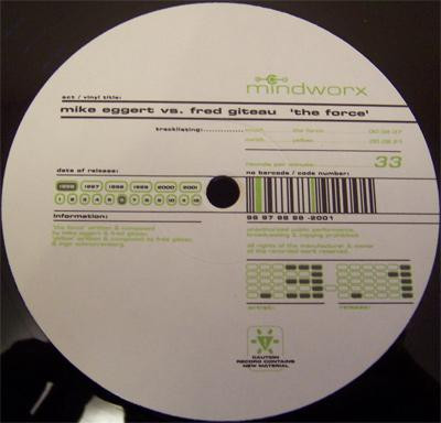 Mike Eggert vs. Fred Giteau - The Force | Mindworx Records (MX 003.6)