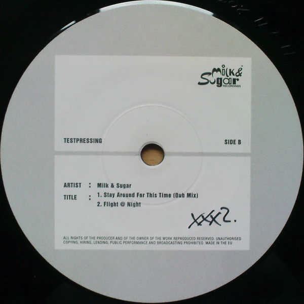 Milk & Sugar - Stay Around | Milk & Sugar Recordings (MSRM 2002/23) - 3 Milk & Sugar - Stay Around | Milk & Sugar Recordings (MSRM 2002/23) - 3