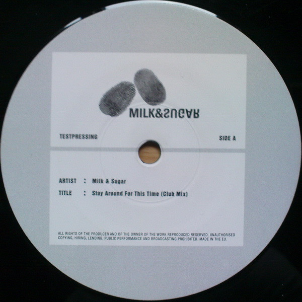 Milk & Sugar - Stay Around | Milk & Sugar Recordings (MSRM 2002/23) - 2 Milk & Sugar - Stay Around | Milk & Sugar Recordings (MSRM 2002/23) - 2
