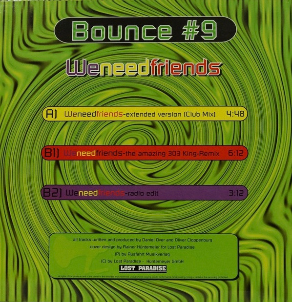 Bounce #9 - We Need Friends | Gothic Arts Records (GAR 093) - 2 Bounce #9 - We Need Friends | Gothic Arts Records (GAR 093) - 2