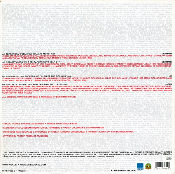 Various - Morricone RMX EP | Downbeat (8573 87582-0) - 4
