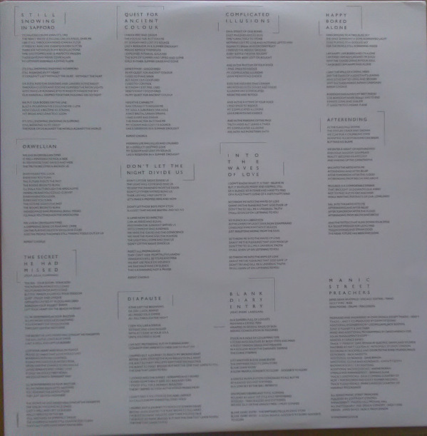 Manic Street Preachers - The Ultra Vivid Lament | Columbia (19439895431) - 6 Manic Street Preachers - The Ultra Vivid Lament | Columbia (19439895431) - 6