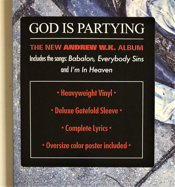 Andrew W.K. - God Is Partying | Napalm Records (NPR985VINYL) - 9 Andrew W.K. - God Is Partying | Napalm Records (NPR985VINYL) - 9
