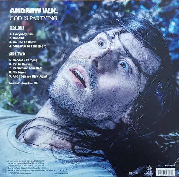 Andrew W.K. - God Is Partying | Napalm Records (NPR985VINYL) - 3 Andrew W.K. - God Is Partying | Napalm Records (NPR985VINYL) - 3