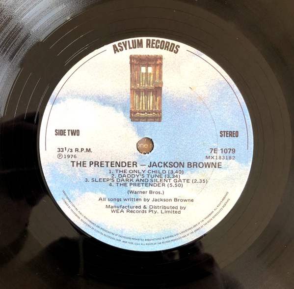 Jackson Browne - The Pretender | Asylum Records (7E 1079) - 6 Jackson Browne - The Pretender | Asylum Records (7E 1079) - 6