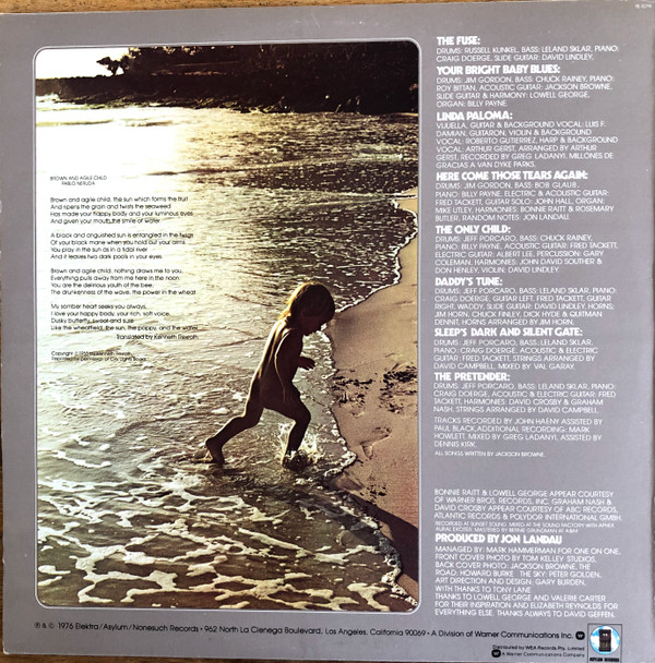 Jackson Browne - The Pretender | Asylum Records (7E 1079) - 2 Jackson Browne - The Pretender | Asylum Records (7E 1079) - 2
