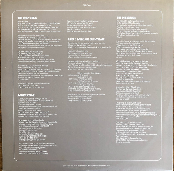 Jackson Browne - The Pretender | Asylum Records (7E 1079) - 4 Jackson Browne - The Pretender | Asylum Records (7E 1079) - 4
