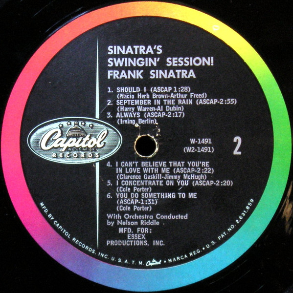 Sinatra's Swingin' Session!!!