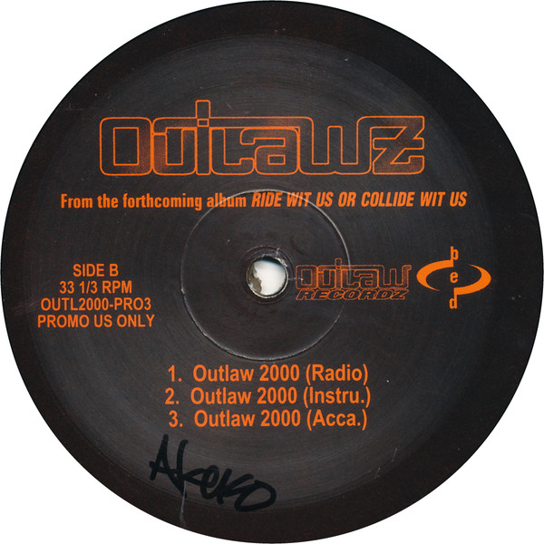 The Outlawz - Black Rain / Outlaw 2000 | Outlaw Recordz (OUTL2000-PR03) - 2 The Outlawz - Black Rain / Outlaw 2000 | Outlaw Recordz (OUTL2000-PR03) - 2