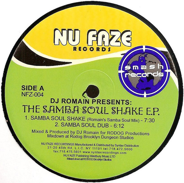 DJ Romain - The Samba Soul Shake EP | Nu Faze Records (NFZ-004)