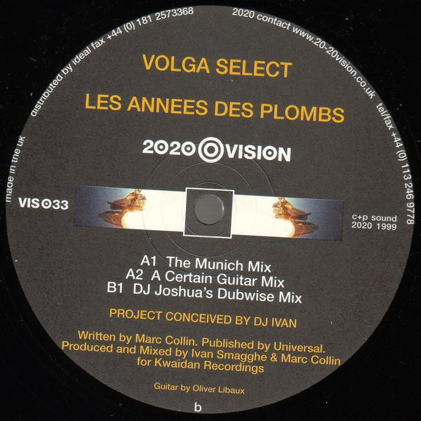 Volga Select - Les Années Des Plombs | 20:20 Vision (VIS033)