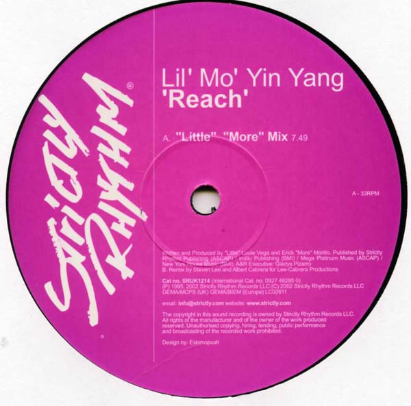 Lil Mo' Yin Yang - Reach | Strictly Rhythm (SRUK1214) - 2