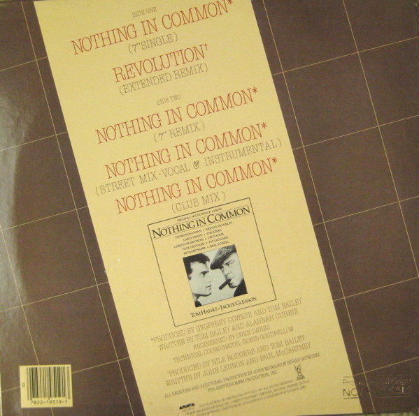 Thompson Twins - Nothing In Common | Arista (AD1-9519) - 2 Thompson Twins - Nothing In Common | Arista (AD1-9519) - 2