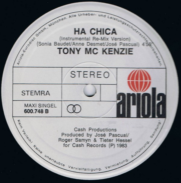Tony McKenzie - Ha Chica | Ariola (600.748) - 3 Tony McKenzie - Ha Chica | Ariola (600.748) - 3
