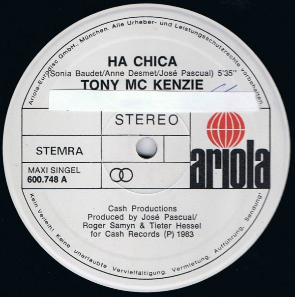 Tony McKenzie - Ha Chica | Ariola (600.748) - 2 Tony McKenzie - Ha Chica | Ariola (600.748) - 2