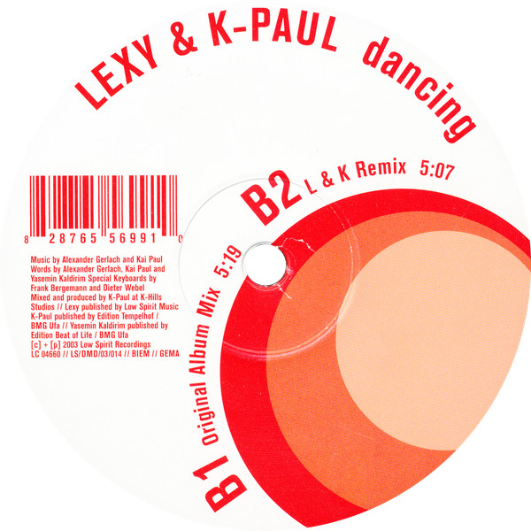 Lexy & K-Paul - Dancing | Low Spirit Recordings (LS/DMD/03/014) - 2 Lexy & K-Paul - Dancing | Low Spirit Recordings (LS/DMD/03/014) - 2