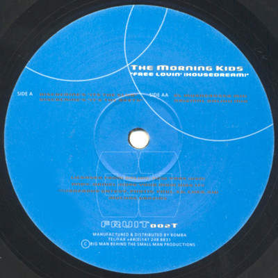 The Morning Kids - Free Lovin' (Housedream) | Monkey Fruit (FRUIT 002 T)