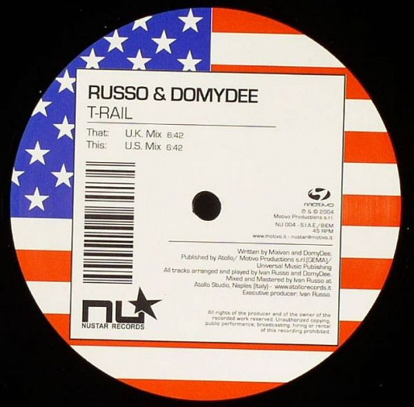 Russo & Domydee - T-Rail | Nustar Records (NU 004) - main