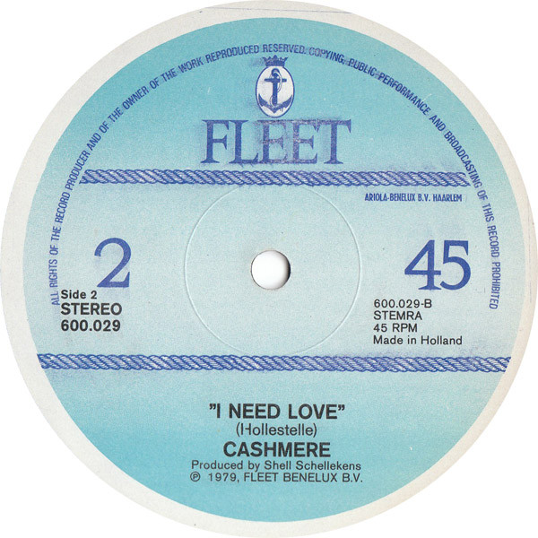 Cashmere - Love's What I Want | Fleet (600.029) - 3