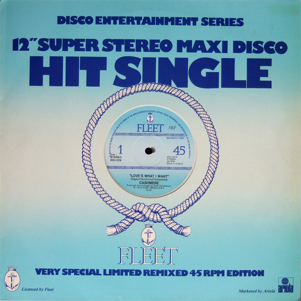 Cashmere - Love's What I Want | Fleet (600.029) - main