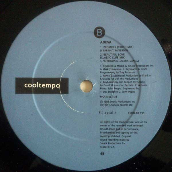 Adeva - Beautiful Love (Remix) | Cooltempo (COOLXR 195) - 4