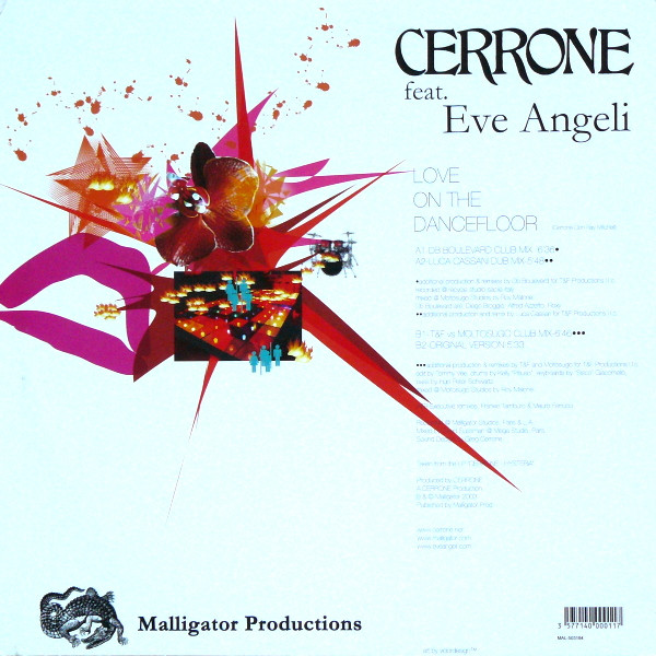 Cerrone Feat. Eve Angeli - Love On The Dancefloor | Malligator (MAL-503164) - 2