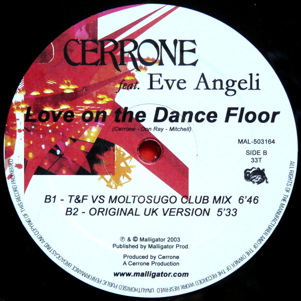 Cerrone Feat. Eve Angeli - Love On The Dancefloor | Malligator (MAL-503164) - 4