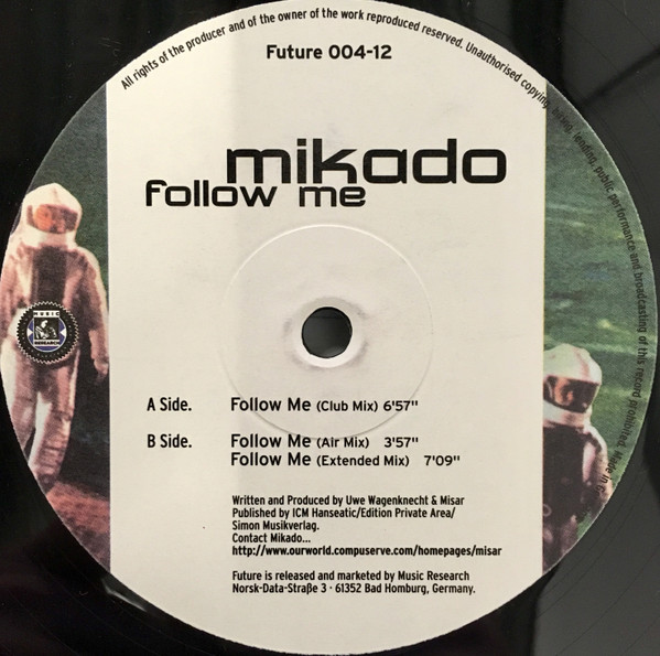 Mikado - Follow Me | Future Recordings (FUTURE 004-12) - 2 Mikado - Follow Me | Future Recordings (FUTURE 004-12) - 2