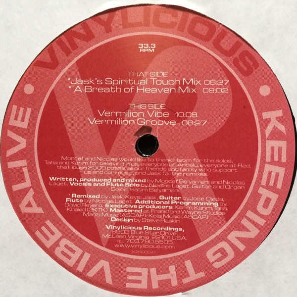 Nicolicious - Vermilion Vibe | K2 Recordings (K2R 00041) - main Nicolicious - Vermilion Vibe | K2 Recordings (K2R 00041) - main