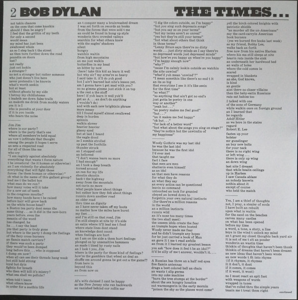 Bob Dylan - The Times They Are A-Changin' | Columbia (CL 2105) - 5