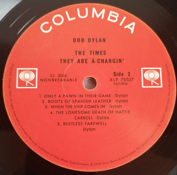 Bob Dylan - The Times They Are A-Changin' | Columbia (CL 2105) - 4