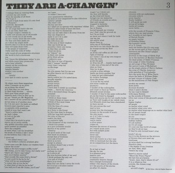 Bob Dylan - The Times They Are A-Changin' | Columbia (CL 2105) - 6