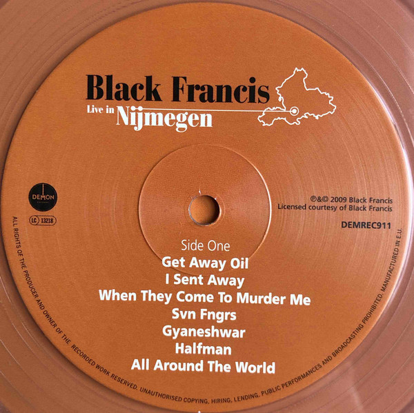Black Francis - Live In Nijmegen | Demon Records (DEMREC911) - 3 Black Francis - Live In Nijmegen | Demon Records (DEMREC911) - 3