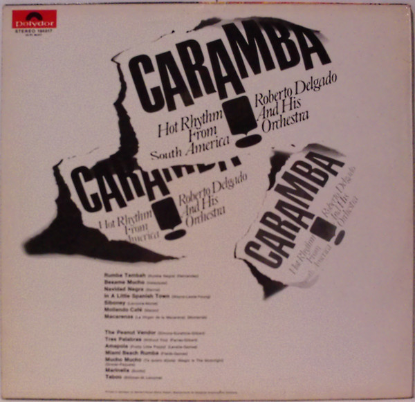 Roberto Delgado And His Orchestra - Caramba! Hot Rhythm From South America | Polydor (184 017) - 2