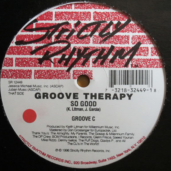 Groove Therapy - So Good | Strictly Rhythm (SR 12449)