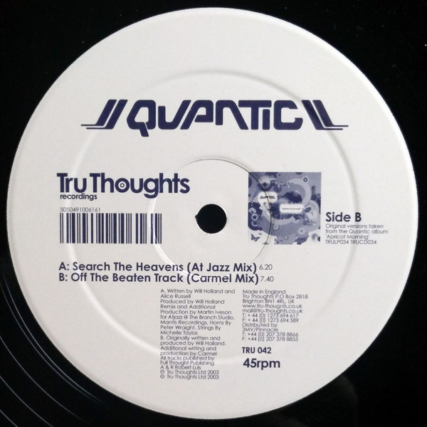 Quantic - Search The Heavens Remix | Tru Thoughts (TRU 042) - main