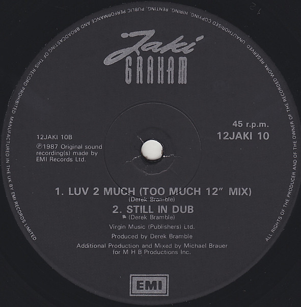 Jaki Graham - Still In Love | EMI (12JAKI 10) - 4