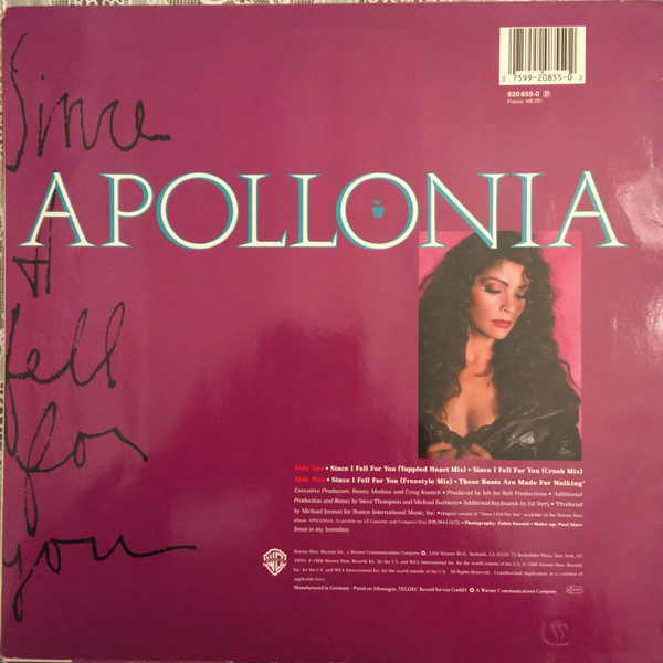 Apollonia - Since I Fell For You | Warner Bros. Records (920 855-0) - 2